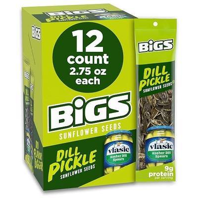 BIGS Sunflower Seeds, Vlasic Dill Pickle Flavor, 2.75 oz. (12-pk)