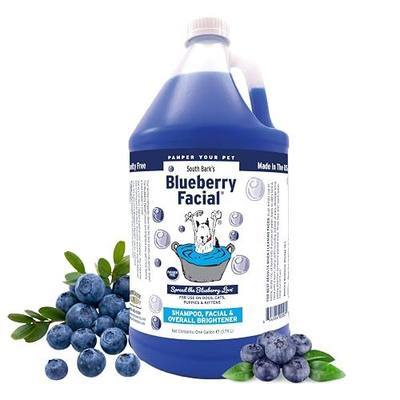 South Bark's Blueberry Facial® for Dogs & Cats 1 Gallon | Tear Stain Remover | Long-Lasting Odor Eliminator | Cruelty-Free | Non-Toxic | Made in The USA