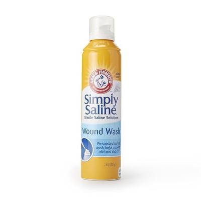 Simply Saline Wound Cleanser, Sterile, 7.1 oz | Sodium Chloride Solution, Spray Can