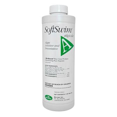 BioGuard SoftSwim A, 1 qt, Single Pack | Algae Inhibitor & Preventative, Swimming Pool Algaecide, Prevents All Types of Algae Growth