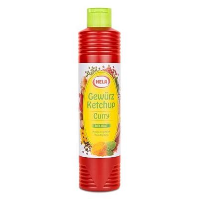 Delicious German Hela Curry Gewurz Delicate Ketchup - Mild (800 ml) | perfect with meat, sausages, fish, fries, pasta and rice