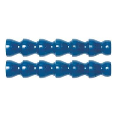 Loc-Line Coolant Hose Component, Acetal Copolymer, Segment, 1/2" Hose ID, 5-1/2" Length (Pack of 2),51801, Blue