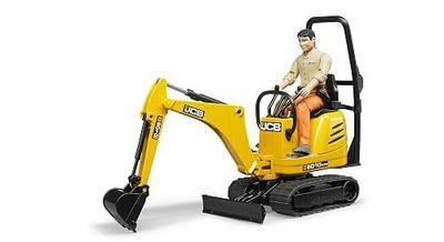Bruder Jcb Micro Excavator 8010 Cts and Construction Worker (Colors May Vary)