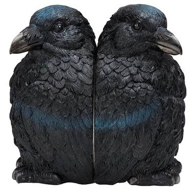 Streamline Imagined Raven Bookends Decor for Home