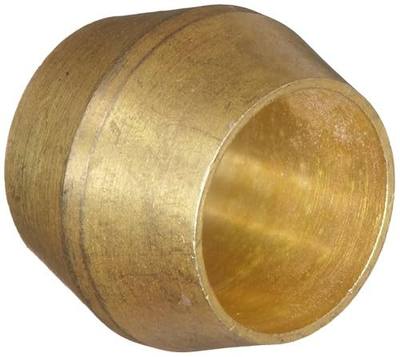 Anderson Metals Brass Compression Tube Fitting, Sleeve, 1/2" Tube OD (Pack of 3)