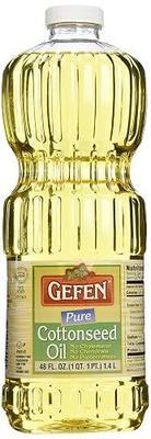 Gefen Pure Cottonseed Oil 48 oz Bottle, Great For Frying!