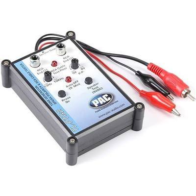 PAC TL-PTG2 Tone Generator and Speaker Polarity Tester with RCA Cable Tester | Verify woofer and tweeter phase, trace signal through patch cords, car audio wiring check tool for stereo installs and techs