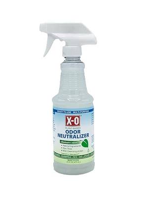 X-O Odor Neutralizer/Cleaner, Ready-to-Use Spray - Natural, Plant-Based Odor Eliminator/Deodorizer, Ready-to-Use (No Mixing Or Diluting), 16 Ounce