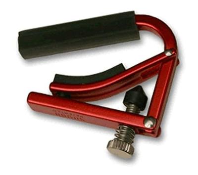 L9REDShubb Lite Series Ukulele Capo - Anodized Red