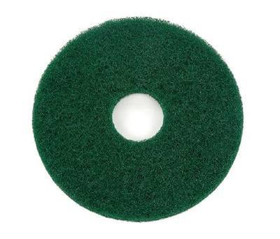 Oreck Commercial 437.056 Cleaning Orbiter Pad, 12" Diameter, For 550MC Orbiter Floor Machine, Green