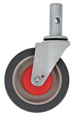 Magliner 131020 5" x 1-1/4" Polyurethane Replacement Swivel Caster for Gemini Convertible Hand Trucks, 10" Length, 4" Height, 7" Width, Black