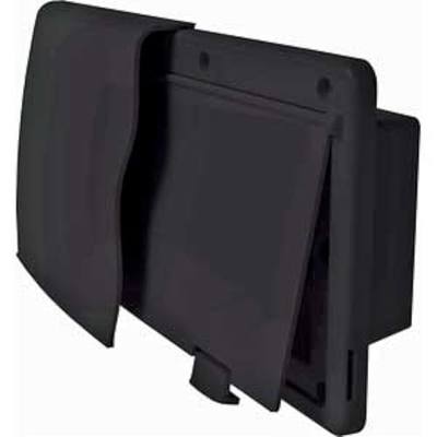 JR Products 50045 Endura Range Vent - 1-1/2" Flange, Black
