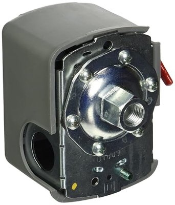 Telemecanique Sensors 9013FHG52J59M1 Air-Compressor Pressure Switch, 175 psi Set Off, 40 psi Fixed Differential, 1/4" NPSF Internal, Auto/Off Cut-Out Lever
