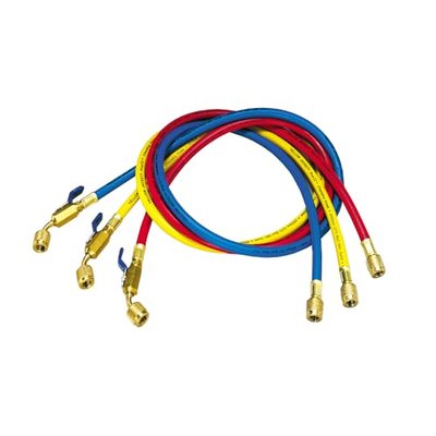 Yellow Jacket 29985 - Plus II 1/4" Hose with Compact Ball Valve End, 60" Length