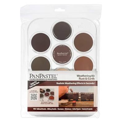 PanPastel Artist Pastels by GOLDEN, Rust & Earth Set, 7 Color, Professional Artist Pastels, Unique Pan Format (cake-like)
