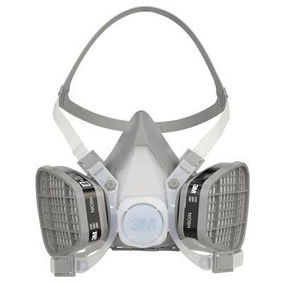 3M Half Facepiece Disposable Respirator, Organic Vapor, NIOSH Approved, Lightweight, Pre-assembled, No Maintenance