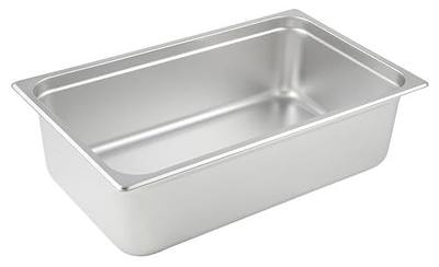 Winco 6-Inch Anti-Jamming Steam Pan, Full, 24-Gauge