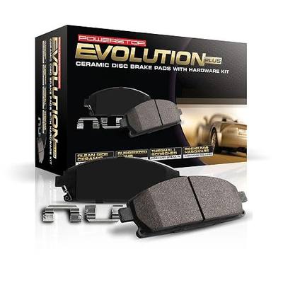 PowerStop Front Brake Pads for Ford C-Max 2013-18 |EcoSport 2018-22 |Escape 2013-19 |Focus 2004-07 |Focus 2012-18 |3 2004-13 - Z17 Ceramic Brake Pads with Installation Hardware, 17-1044
