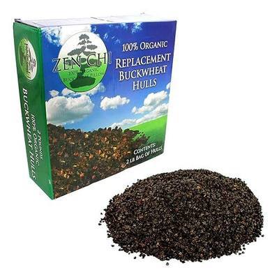 Buckwheat Pillow Replacement Hulls: Zen Chi 100% Organic Premium Buckwheat Hulls - 2 Lb Refill Bag | 100% Natural Buckwheat Hulls to Replenish Pillows, Premium Pillow and Cushion Grade Replacements