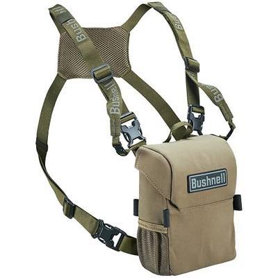 Bushnell Vault Binoculars Pack, Rugged Carrying Case for Outdoor Enthusiasts with Water-Resistant Design and Multiple Pockets, Slate Green