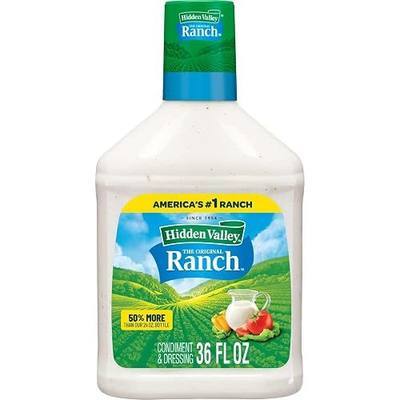 Hidden Valley Original Ranch Salad Dressing and Topping, 36 Ounce Bottle (Package May Vary)
