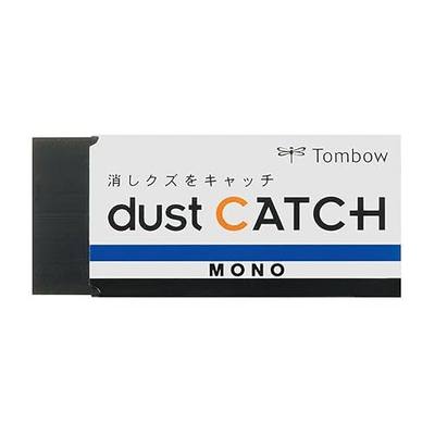 TOMBOW 57334 Mono Dust Catch Eraser, 1 Pack. Uniquely Designed Eraser Catches Residue for Mess-Free Use Without Damaging Paper