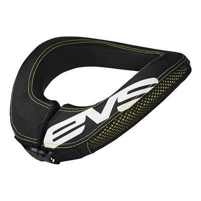 EVS Sports R2 Neck Support | Karting, Motocross & Off-Road | Lightweight Impact Foam | Black/Hi-Viz | Adult