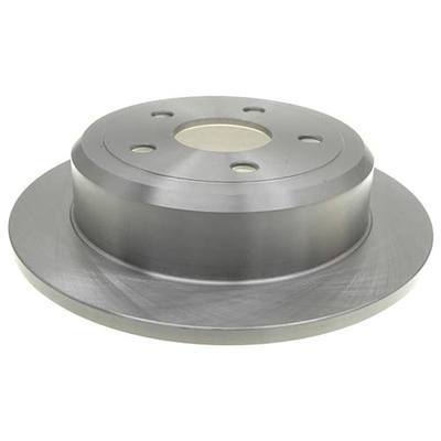 ACDelco Silver Rear Brake Rotor 18A2465A | GM 19255506 Brake Rotors for Select Jeep Wrangler, Wrangler JK and more