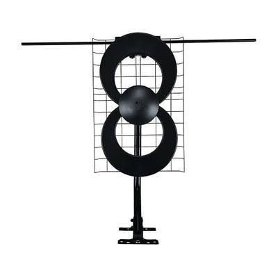 Antennas Direct ClearStream 2V Indoor Outdoor TV Antenna UHF VHF Multi-Directional, 60+ Mile Range, 4K 8K UHD, NEXTGEN TV – w/Reflector, 20-inch Mast