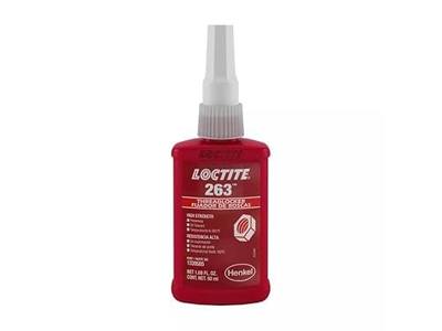 Loctite 1330585 263 Thread Locker, 50 mL, red | Primerless, Oil Tolerant
