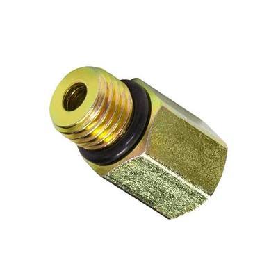 GlowShift Fuel Pressure Sensor Thread Adapter Fits 7.3L Powerstroke | Compatible with 1999-2002 Ford Super Duty F-250 F-350 Diesel, Installs Sending Unit to Fuel Filter Housing