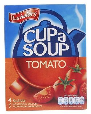 Batchelors Cup a Soup Tomato 4 Sachets 93 g (Pack of 9)