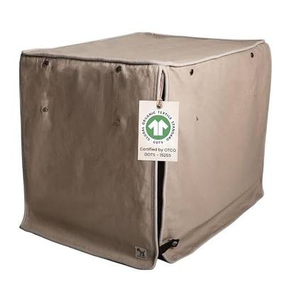Molly Mutt Wild Horses Dog Crate Cover, 100% Cotton Canvas Cover with 2 Roll-Up Panels, Ideal for Dog or Cat Crate, Durable, Washable, and Free of Harmful Chemicals, 36" x 24" x 27"