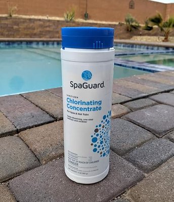 SpaGuard Spa Chlorinating Concentrate, 2 lb, Single Pack | Advanced Spa Water Treatment for Hot Tubs, Quick Dissolving Oxidizer
