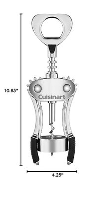 Cuisinart Barware Winged Corkscrew,Stainless Steel