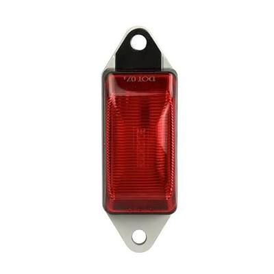 Blazer International Hopkins CW1586R 2-3/4" Red LED Clearance & Side Marker Light – Ear Mount Surface Installation, FMVSS108/CMVSS Compliant, 12V, Sealed Waterproof Design with 3 High-Output LEDs
