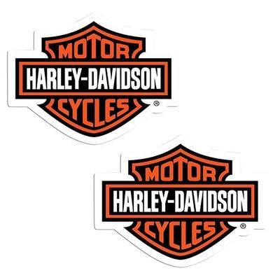 Chroma 99185 Harley Davidson Bar and Shield Decal (2pc.)