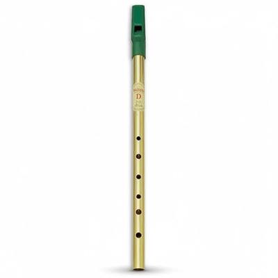 Waltons Whistle Brass - Key of D - Fun & Colorful Brass Whistle - Irish & International Instrument - Perfect for Beginners, Intermediates, and Experts