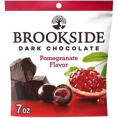 Brookside, Dark Chocolate and Pomegranate Flavored Snacking Chocolate Bag, 7 Ounce
