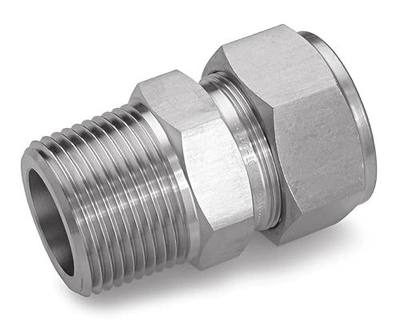 Ham-Let 3002012 Stainless Steel 316 Let-Lok Compression Fitting, Adapter, 1/2" NPT Male x Tube OD