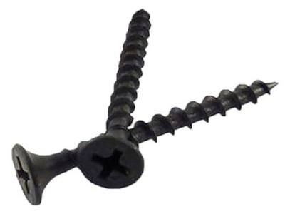 WoodPro Fasteners DWPC6X114-5 No 2 Phillips 5-Pound Net Weight 6 by 1-1/4-Inch Coarse Drywall Screws, 1420-Piece, Black