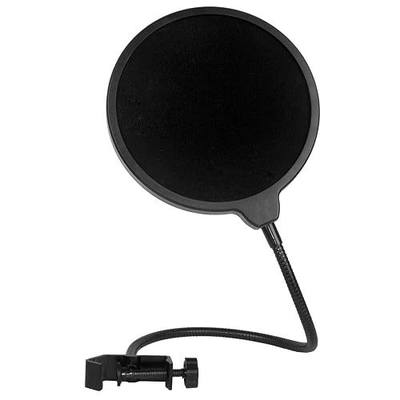 Dragonpad USA Microphone Pop Filter, for Blue Yeti, Blue Snowball - Flexible Gooseneck Microphone Mount and Double Layer Sound Shield Guard Windscreen