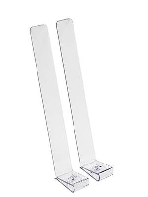 Clear Music Clips Sheet Music Holder for Music Stand, Durable Break-Resistant Flexible Plastic MADE IN USA