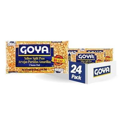 Goya Foods Yellow Split Peas, Dry, 16 Ounce (Pack of 24)
