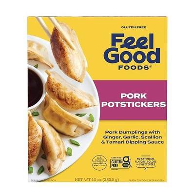 Feel Good Foods, Potstickers Pork, 10 Ounce