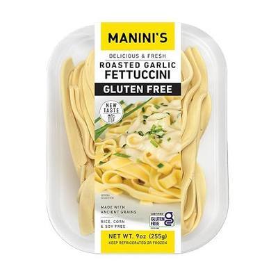Manini's Gluten Free Roasted Garlic Fettucine, 9 Oz