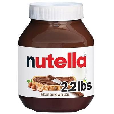 Nutella Hazelnut Spread with Cocoa, Creamy Hazelnut Spread, Breakfast Favorite, 35.3 oz Jar