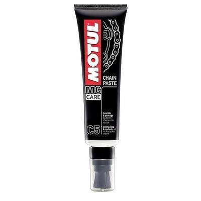 Motul C5 Chain Paste – Motorcycle Chain Lube with Brush Applicator for O-Ring, X-Ring & Z-Ring Chains, Long-Lasting Protection – 150ml