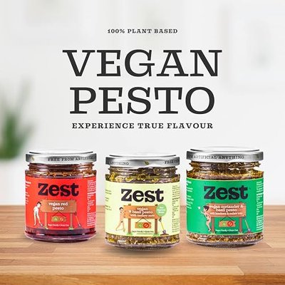 Zest Vegan Basil Pesto 165g