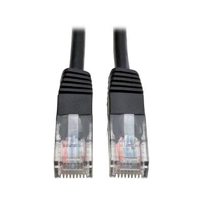 Tripp Lite Cat5e 350MHz Molded Patch Cable (RJ45 M/M) - Black, 1-ft.(N002-001-BK)